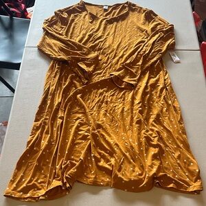 Mustard Polka Dot Dress